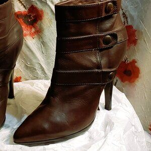 Like New - Never Worn Outside - Sigerson Morrison Italian Leather Moto Boots – 8